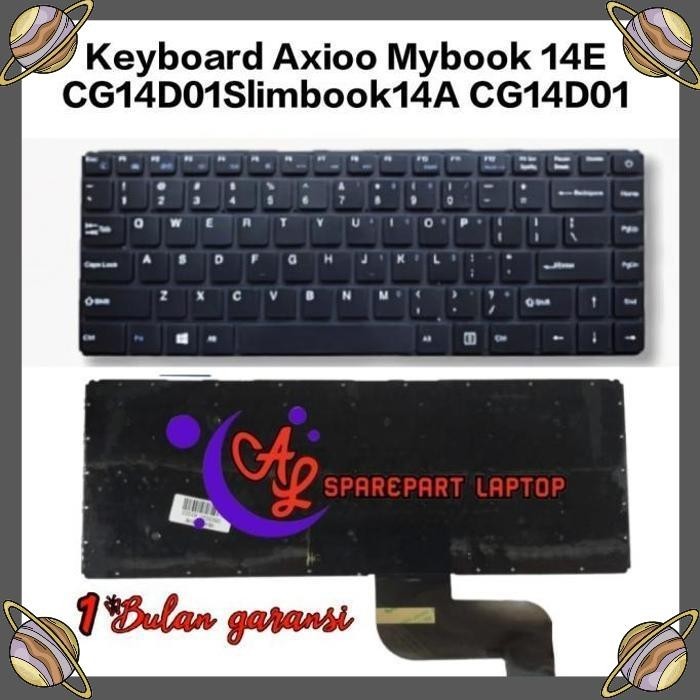[als] keyboard laptop keyboard leptop axioo mybook 14-e black