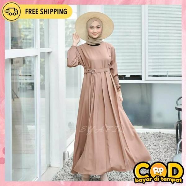 Long Dress Wanita Maxy Kekinian Bsju Games Syarii Murah Lebaran 2024 Games Terbaru2024 Gmis Wnta Jum