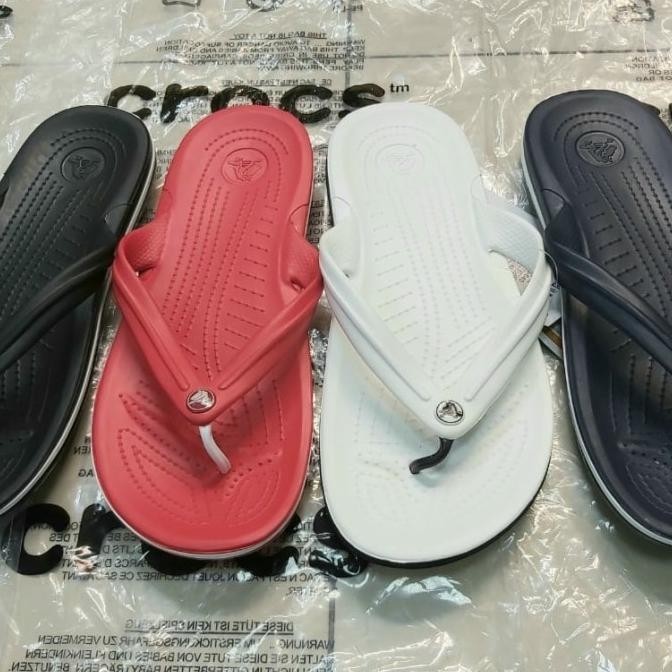 New Sandal Jepit Pria Original Crocs Band flip