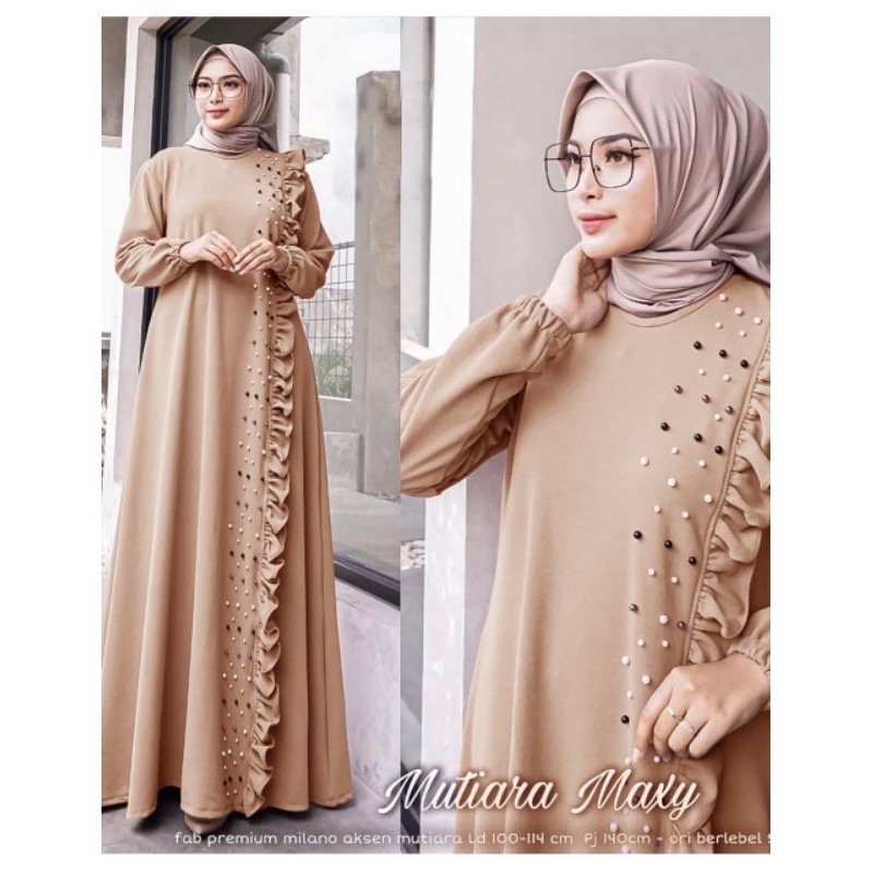 Gamis Wanita Terbaru 2024 Games 3In1 Simpel Dress Lebaran Perempuan Muslimah Mididress Kaftan Outer 
