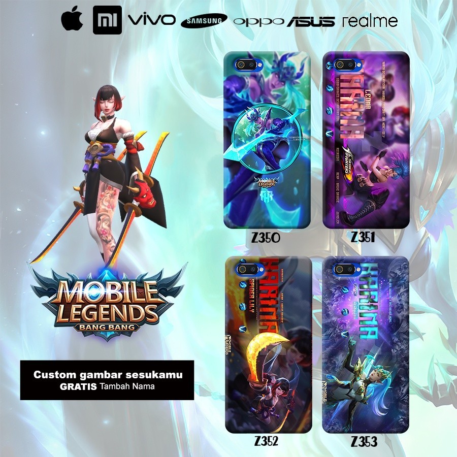 Case casing mobile legends karina ( semua tipe hp )  realme c21y c21 c25  oppo a16 a15 a12 vivo y53s