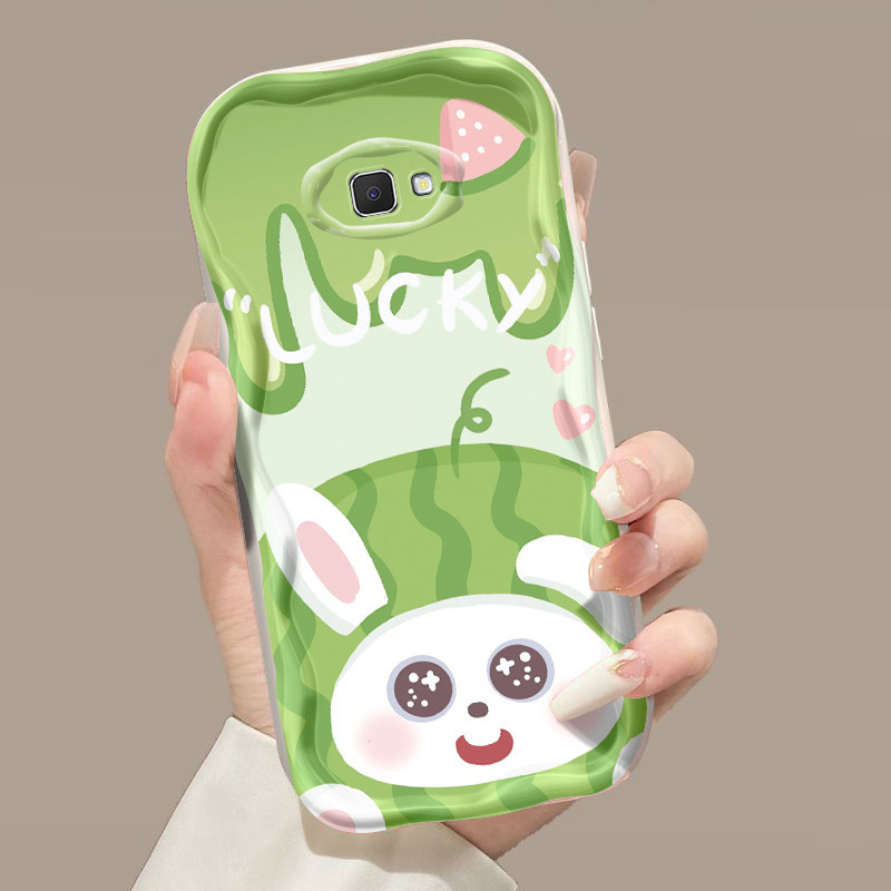 Casing Hp Samsung J7 Prime J7 Prime 2 J2 Prime Case pola semangka dan blueberry lucu Casing HP ganda