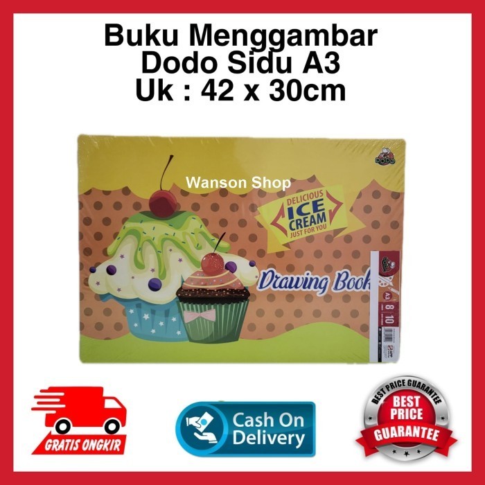 

Buku Gambar Dodo A3 1 Pack / Buku Menggambar A3 Dodo