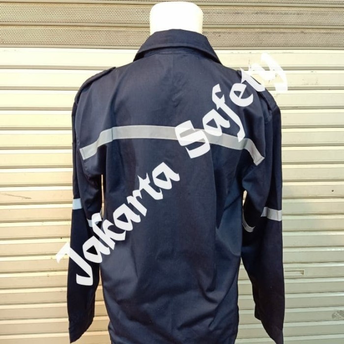 SERAGAM KERJA SAFETY MERK TWINS / BAJU SAFETY PROYEK +LOGO