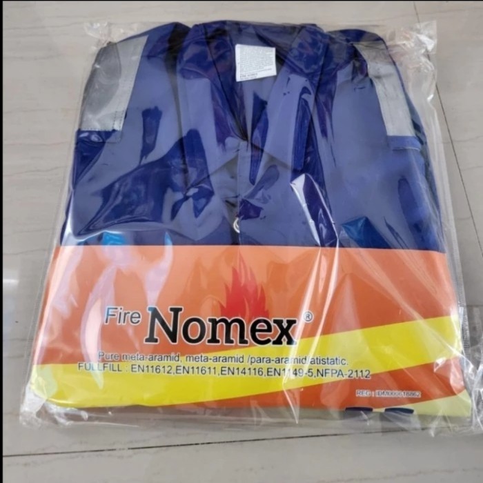 WEARPACK COVERALL NOMEX IIIA / COVERALL ANTI API NOMEX IIIA WARNA BIRU