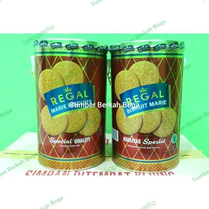 

Biskuit Marie Regal Kaleng Rantai Spesial 1000gr