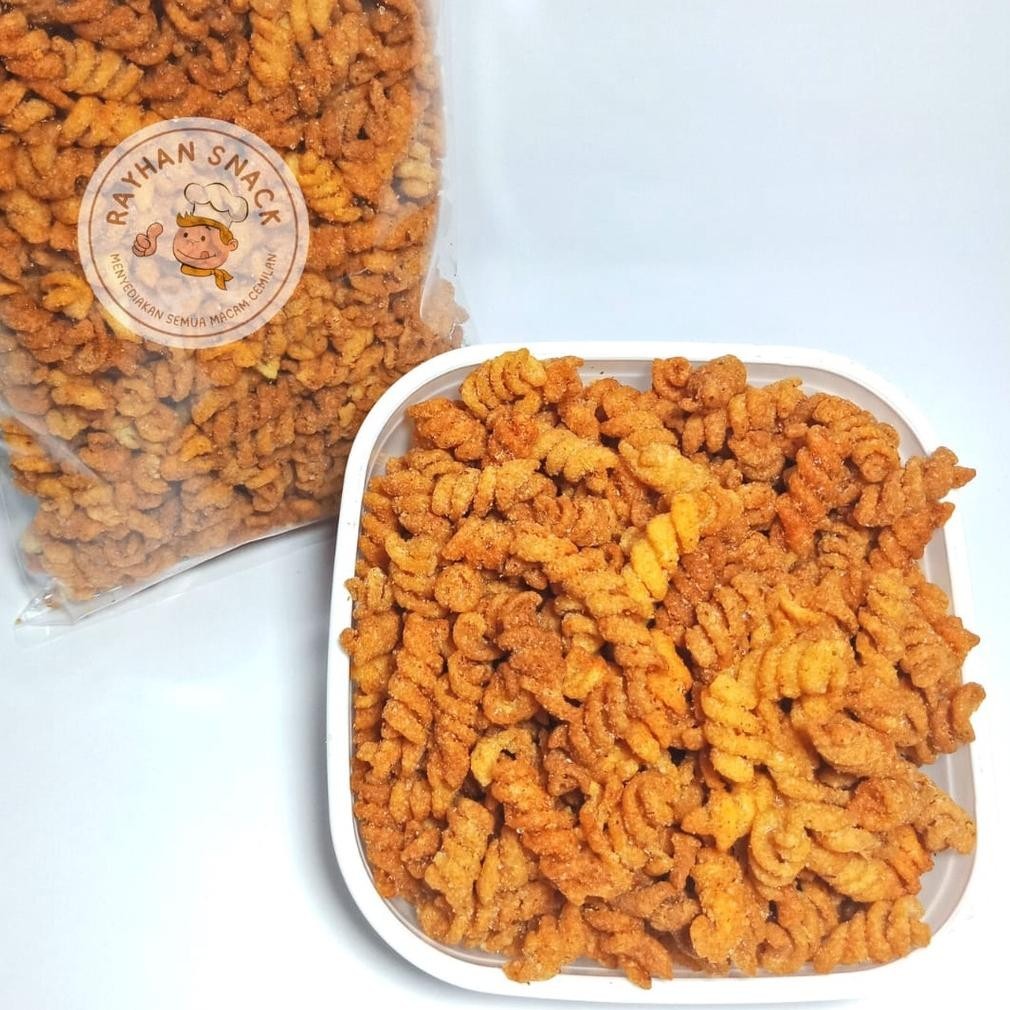 

CR - Makaroni Spiral 500gr Macaroni Ulir Pedes Asin Kiloan TERLARIS