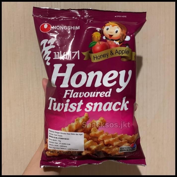 

Nongshim Honey Twist Snack- Honey And Apple Korea