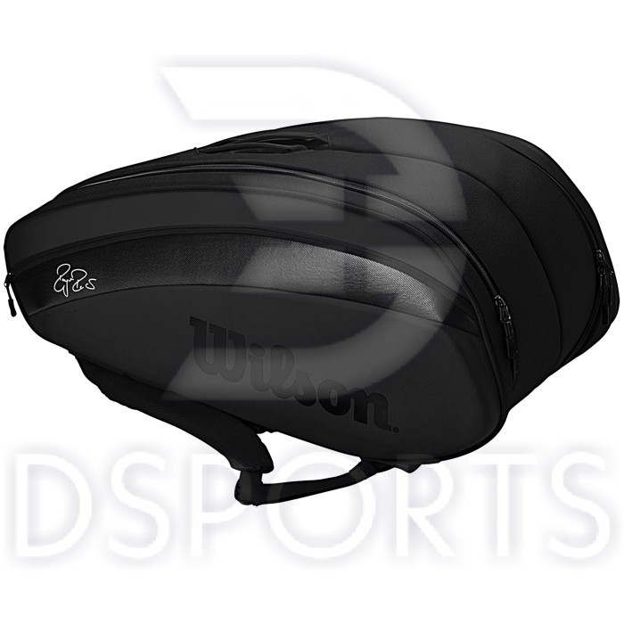 Terlaris Wilson Roger Federer Dna Black Rf R 12 Pack ( Tennis Bag Tas Tenis ) Promo Terbaru