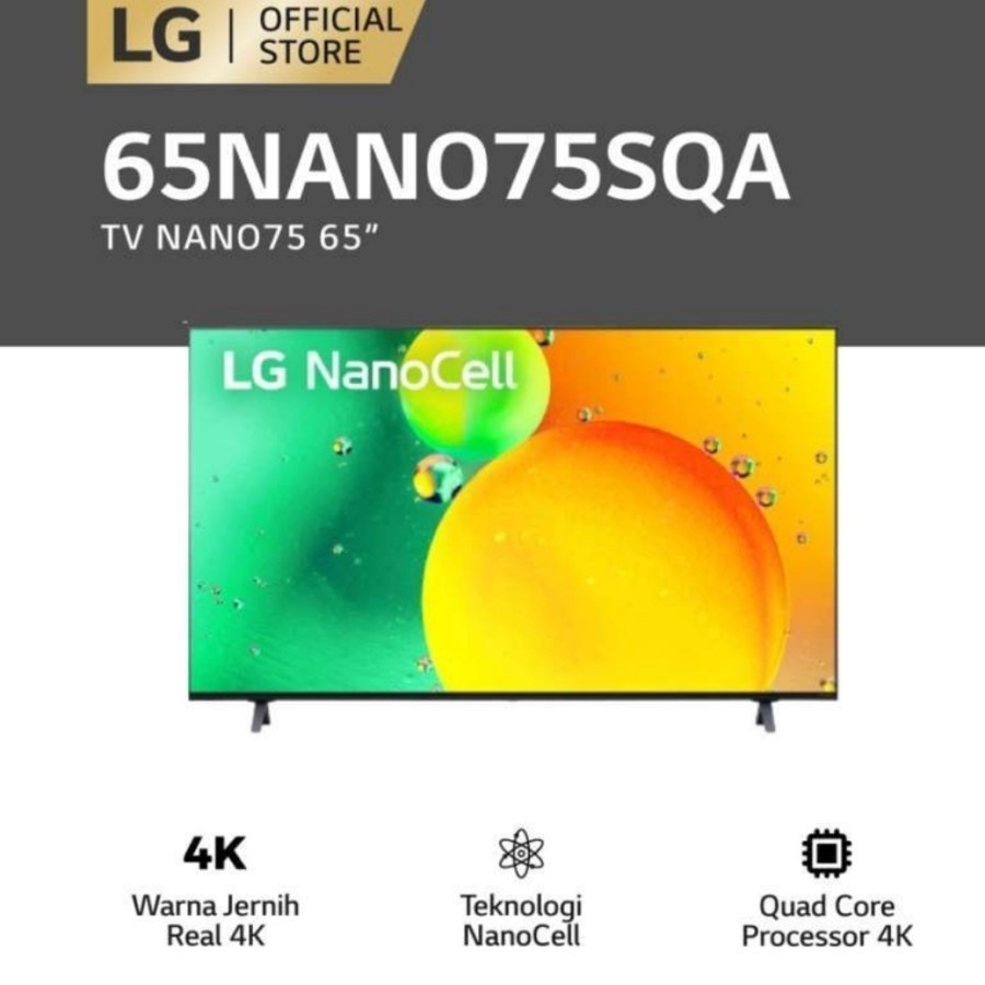 LG 65NANO75SQA NANOCELL SMART TV UHD TV WEB OS 65 INCH