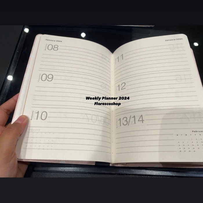 

BARANG TERLARIS TYPO 2024 A5 A6 Daily Weekly Planner Buffalo Agenda Diary Journal