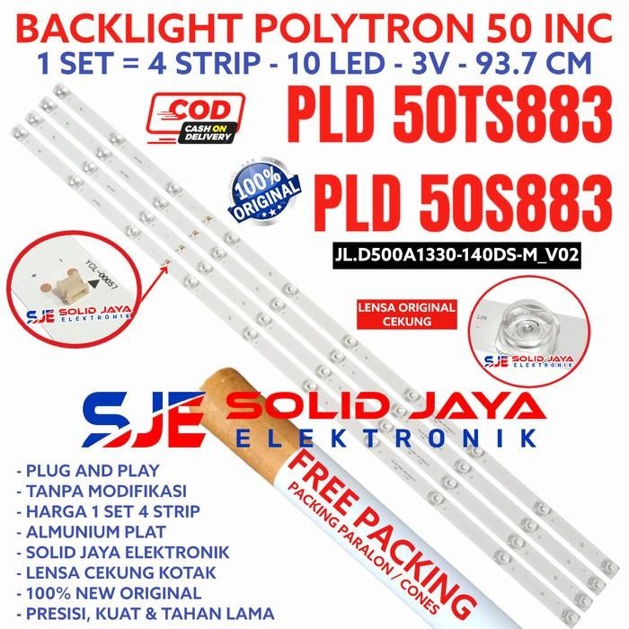 BACKLIGHT TV LED POLYTRON 50 INC PLD 50TS883 50S883 50TS LAMPU BL 10K