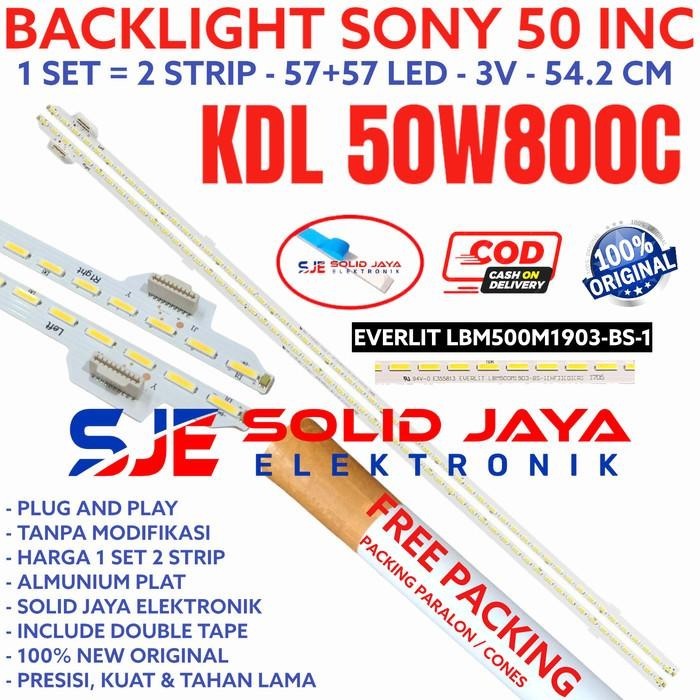 BACKLIGHT TV LED SONY 50 INC KDL 50W800 50W800C 50W KDL50W800 LAMPU BL