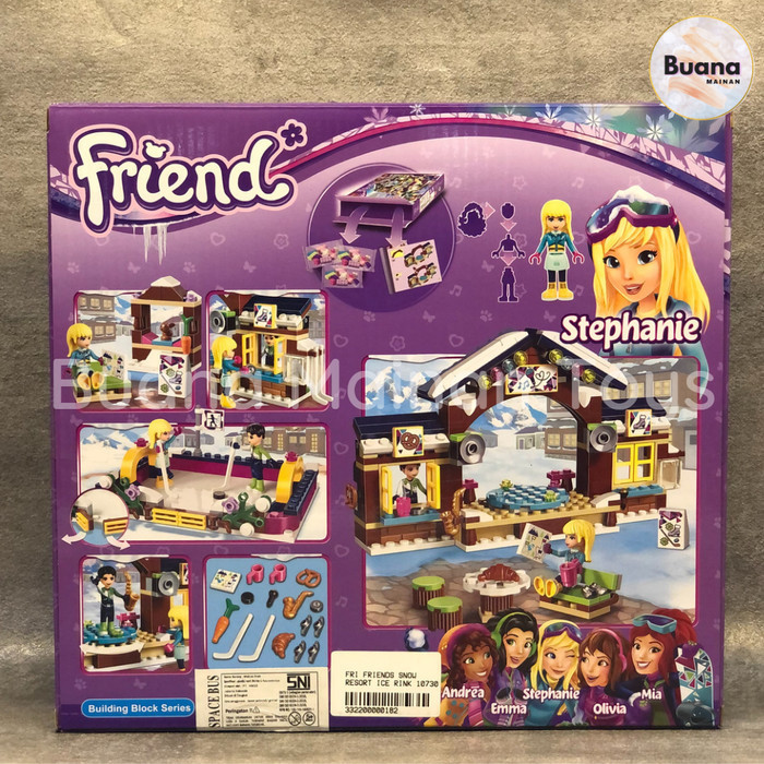 HOT SALE BRICKS BELA FRIENDS PANGGUNG SALJU 10730 BRICK EDUKASI ANAK CEWE BLOCK TERBARU