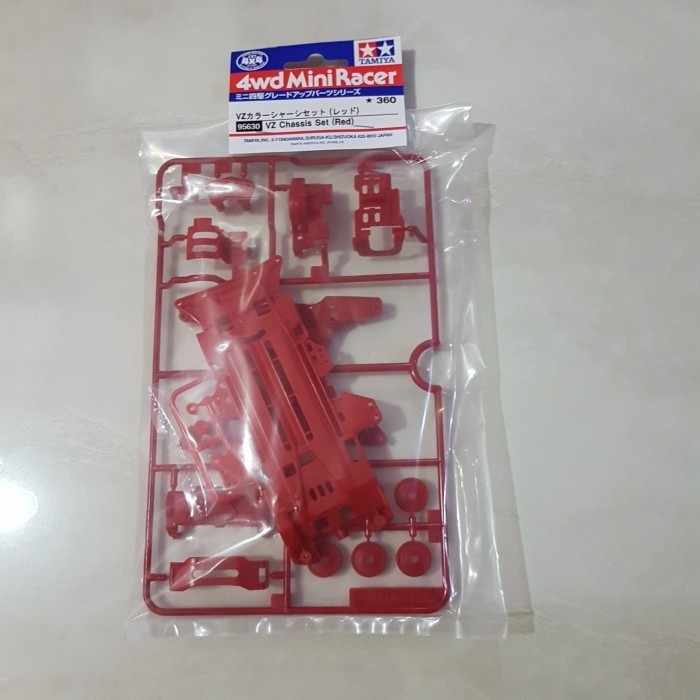 DISKON SPESIAL TAMIYA 95630 VZ CHASSIS SET (RED) TERBARU
