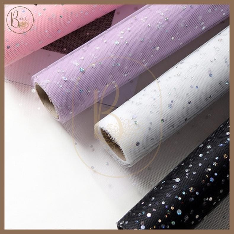 

Berkualitas tinggi, harga yang membuat senang hati." Kertas Jaring Buket Bunga 1 Roll Korean Jaring Roll Mesh Motif Silver Polynet Flower Wrapping Paper Pembungkus Buket Bunga Roll C ||