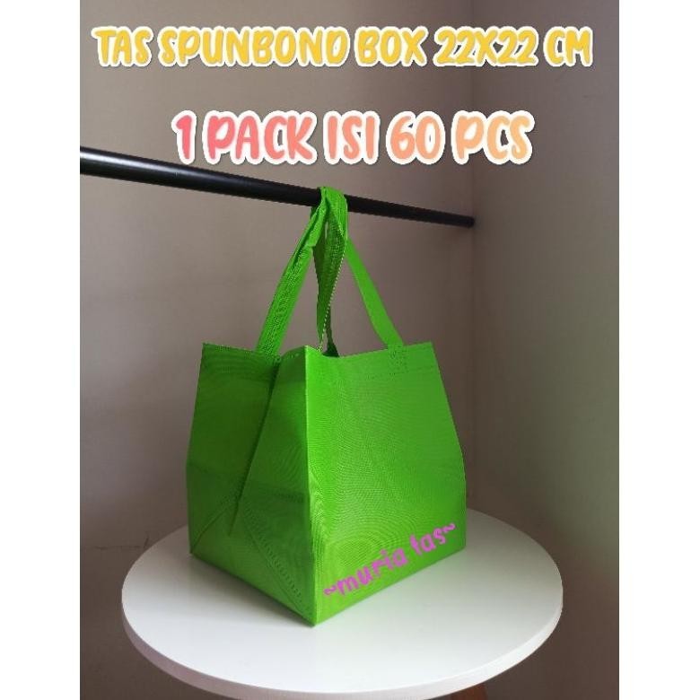 

Gaya yang tak lekang oleh waktu." 1 Pack isi 60 pcs Tas Hajatan 22x22 cm tinggi 25 cm/Tas Box/Tas Spunbond/Goodie Bag ||