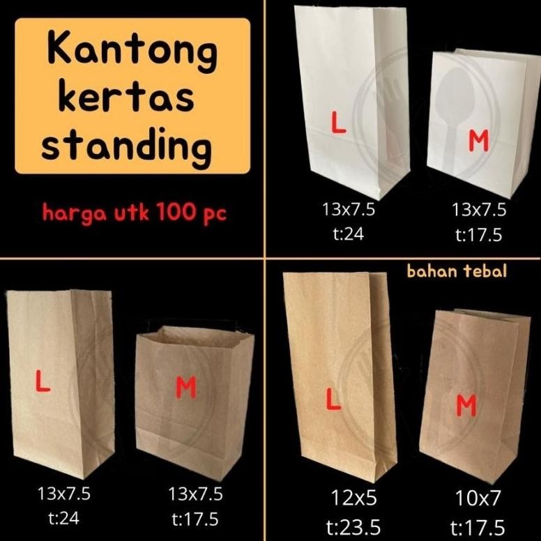 

Beli sekarang, tampil lebih percaya diri." kantong coklat satchel brown kraft paperbag bungkus kantong kemasan burger kertas coklat kantong makanan fries kemasan kertas polos kertas gorengan fried chicken roti isi 100pc kantong kertas roti donut burger