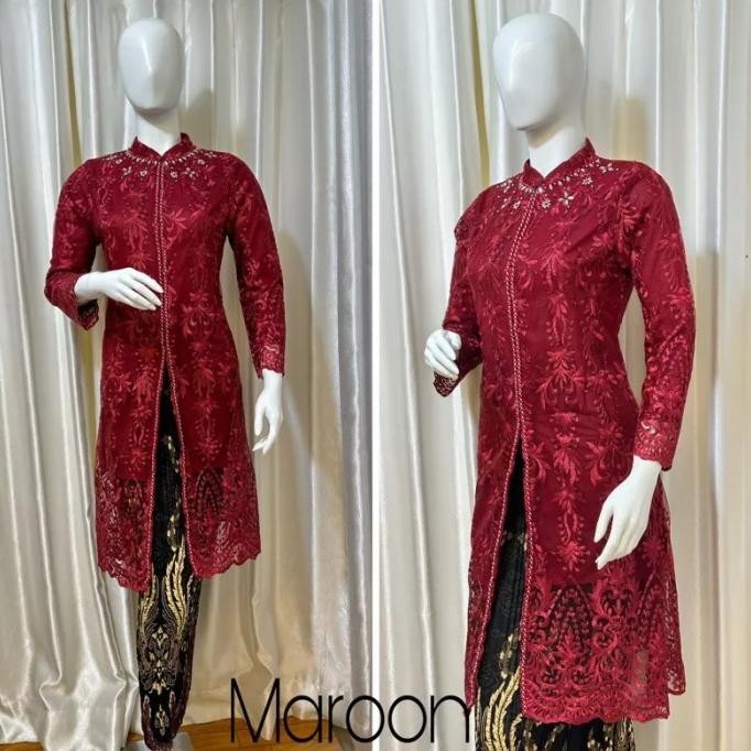 Trend Kebaya Payet Mutiara/Tunik Tile/Tunik Brukat/Kebaya Modern/Kebaya Limited Edition