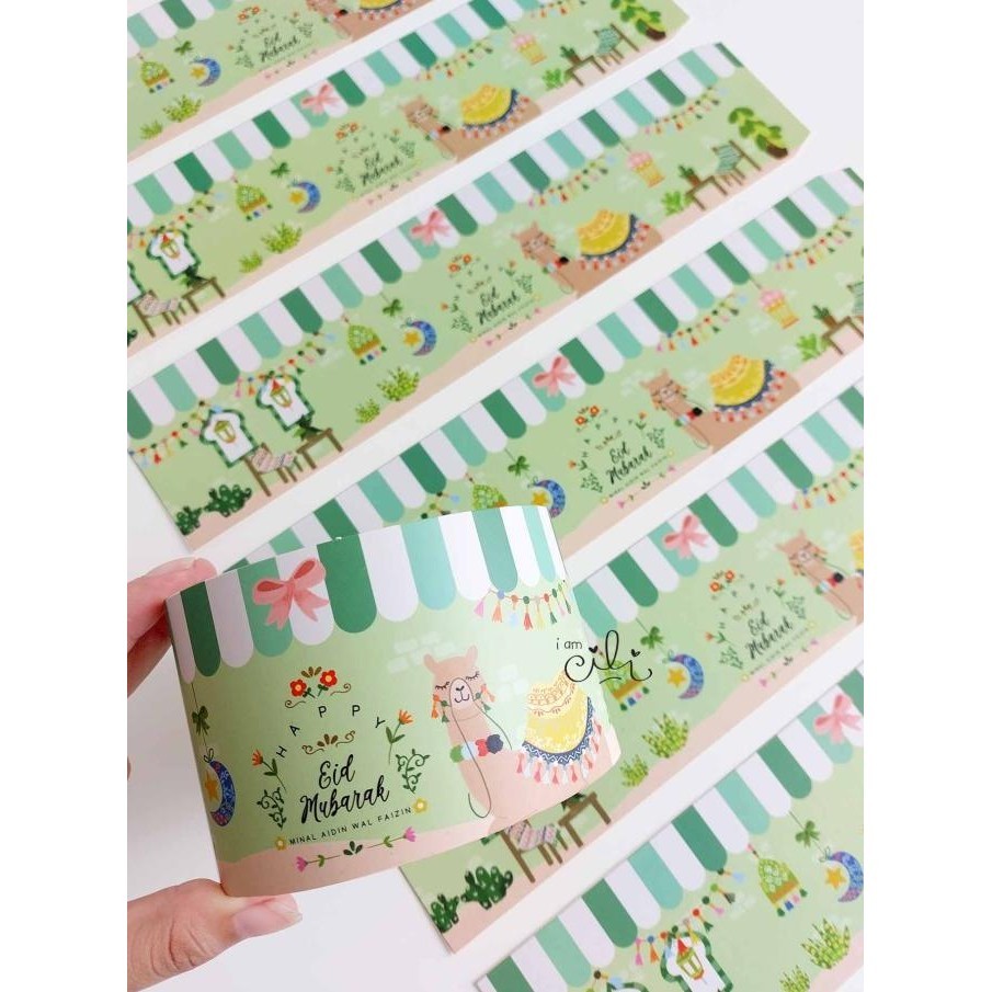 

%$%$%$%$] (BELT IF014) label tebal selongsong idulfitri lebaran UNTA HANIYA