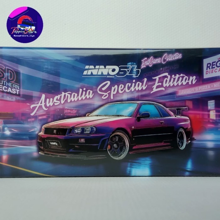 MUST HAVE INNO64 NISSAN SKYLINE GTR R34 Z-TUNE ENDGAME AUSTRALIA SPECIAL EDITION TERMURAH