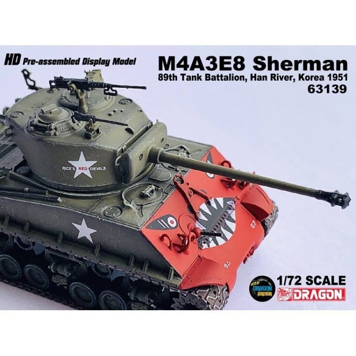 MUST HAVE DIECAST TANK DRAGON ARMOR M4A3 KOREA, 1951 (#63139) (PROMO) TERBARU