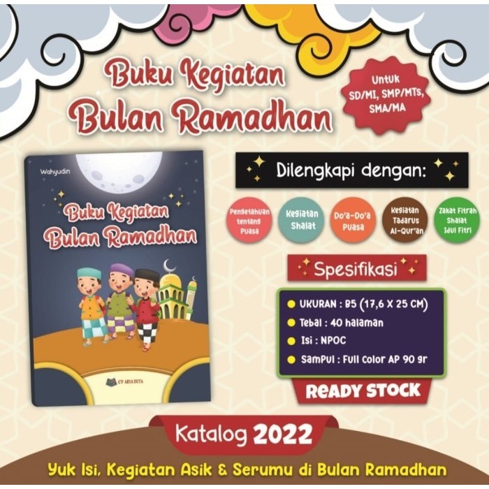 

Buku Kegiatan Agenda Bulan Ramadhan Sd Smp Sma 029