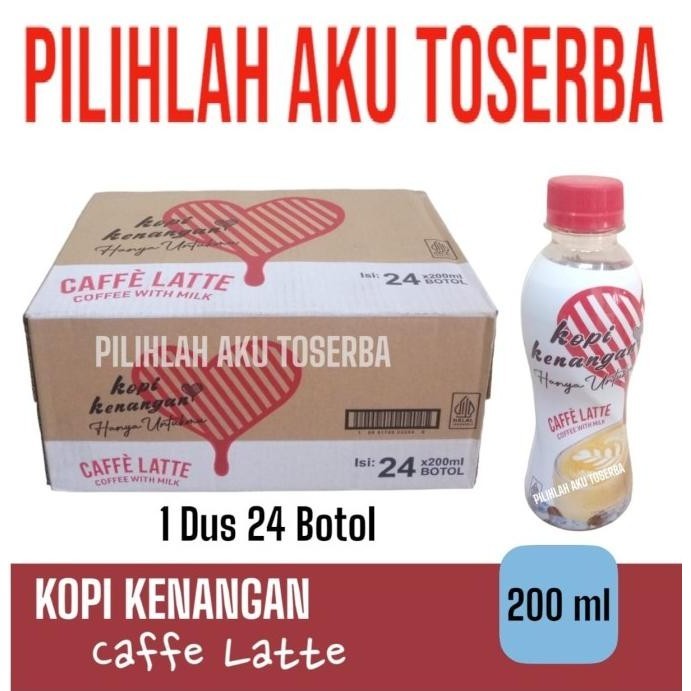 

KOPI KENANGAN CAFFE LATTE COFFEE 200 ml - ( 1 DUS isi 24 )