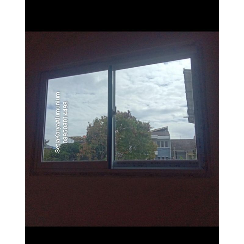 Jendela Alumunium sliding ukuran 150x150