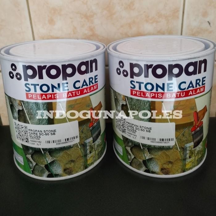 PELAPIS BATU ALAM PROPAN, COATING BATU ALAM CLEAR GLOSS PROPAN 1LITER