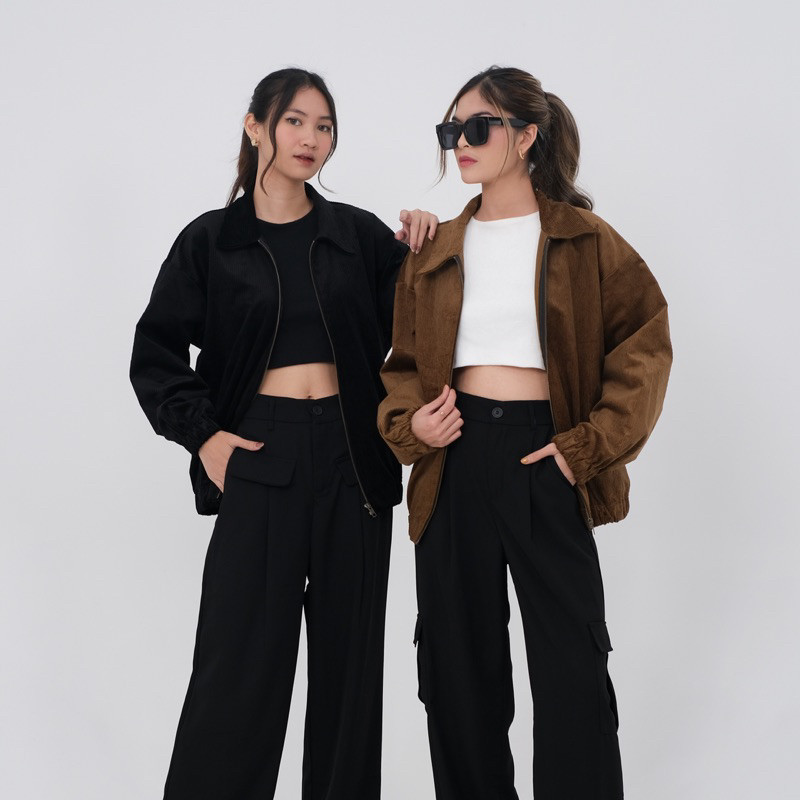 [COLD COLLECTIONS] Basic Corduroy Outer - Jacket dan Outer Wanita Bahan Corduroy