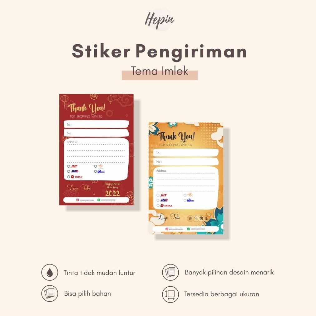 

Cetak Stiker pengiriman edisi IMLEK/murah/label pengiriman olshop