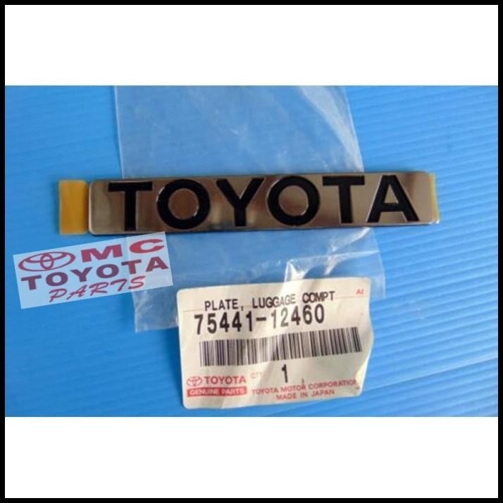 TERMURAH EMBLEM LOGO TOYOTA COROLLA AE92 EE90 75441-12460