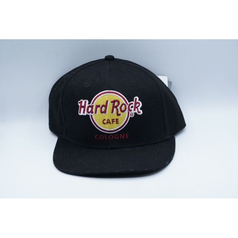 Hard Rock Cafe Merchandise Cologne Flat Bill Hat Topi Dewasa Snapback