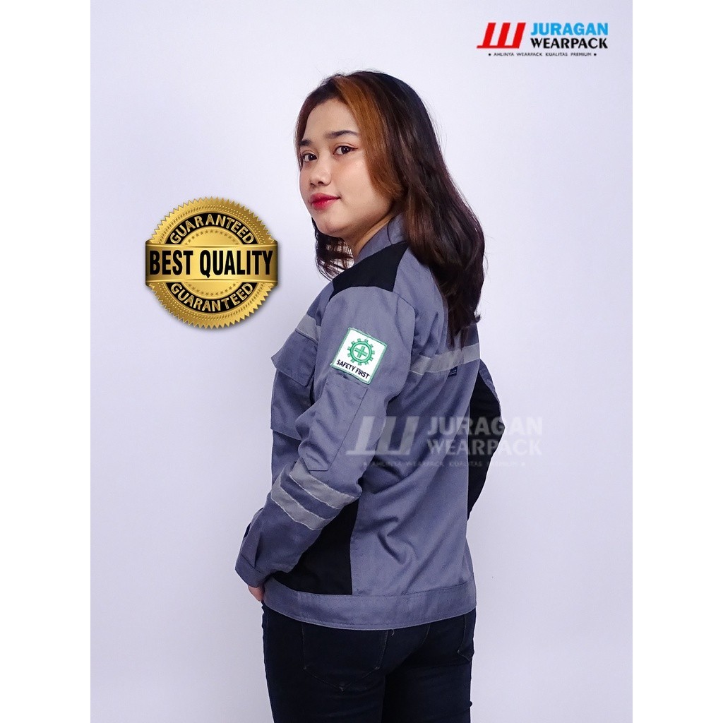 [FRESH STYLE] GET IT NOW Juragan Wearpack - Baju Wearpack Safety Model Ultimate Warna Abu