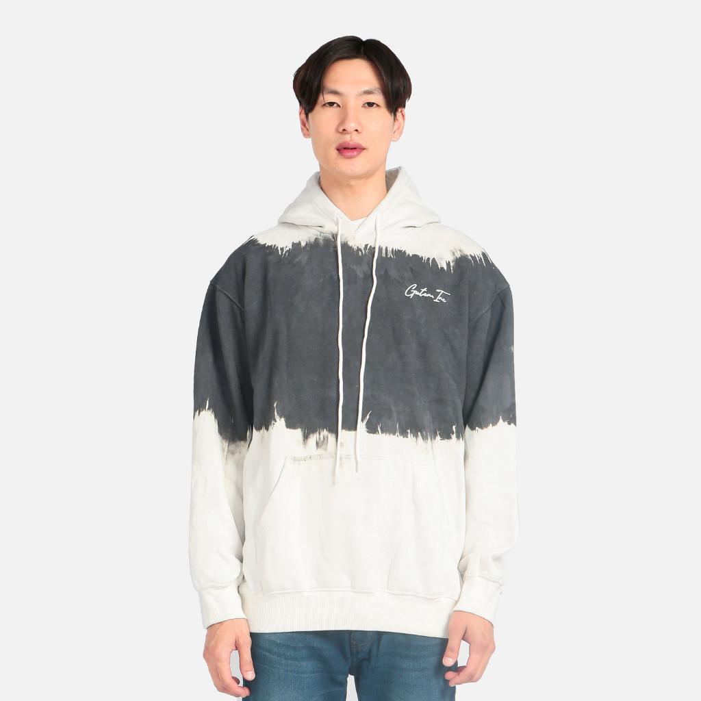 [HEAT IT UP] THE NEWEST Guten Inc - Sweater Tiedye Hoodie Khaki Guten