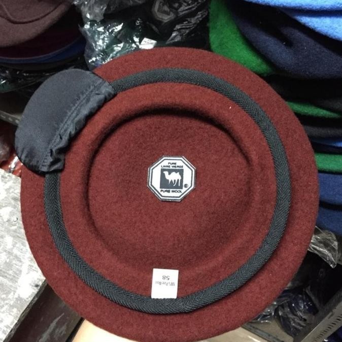 New - Baret Taruna AKPOL, Camel asli Onta Hitam - 56 