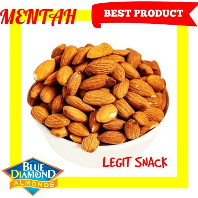 

Big Sale 500Gr Kacang Almond Mentah Kupas Utuh / Raw Almon Untuk Susu Almond Limited Edition