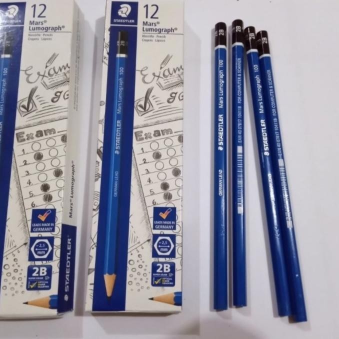 

Trendy Pensil 2B dan HB @12 pcs merk Steadler !