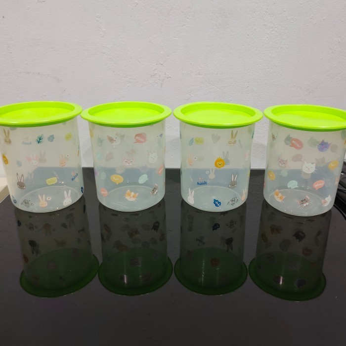 Toples Plastik C Toples Set Toples Kue Lebaran Toples Motif Isi 4