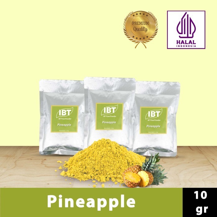 

Bahan Makanan Serbuk Bubuk Kue Pine Nanas Ibt Pure Powder 10 Gr