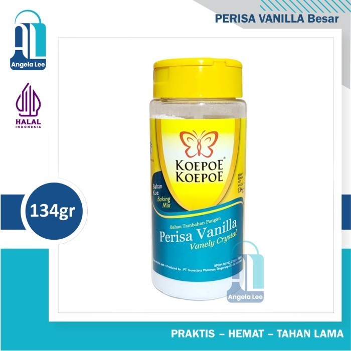 

Koepoe Koepoe Perisa Vanilla Vanili Makanan Bahan Kue Baking 134Gr