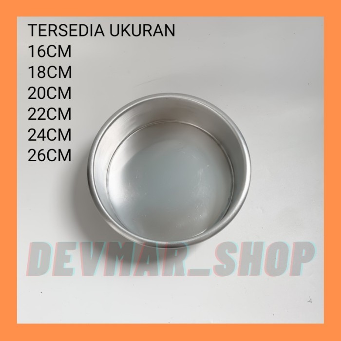 

Loyang Lu Bulat Press / Loyang Kue Lu Bulat Tinggi 7Cm Bahan Tebal