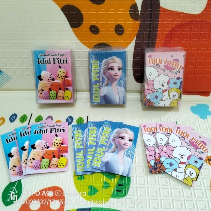 

Angpao /Amplop Lebaran Gambar Kartun Isi 50 Pcs