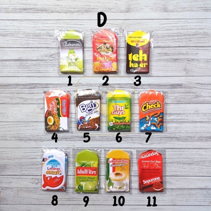 

Amplop Lebaran / Angpao Lebaran / Amplop Unik Snack 1Pack Isi 10Pcs