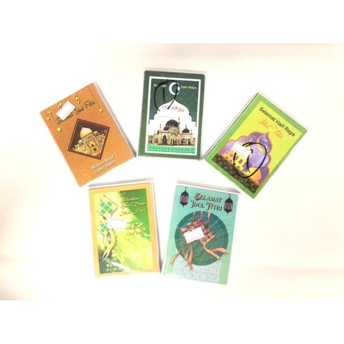 

Kartu Ucapan & Amplop Idul Fitri Lebaran - Eid Mub