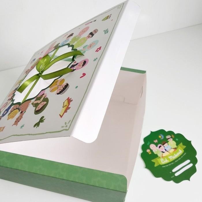 

Kotak Kue Lebaran Dus Idul Fitri Ukuran 22X22X10Cm Box Packaging Eid 055