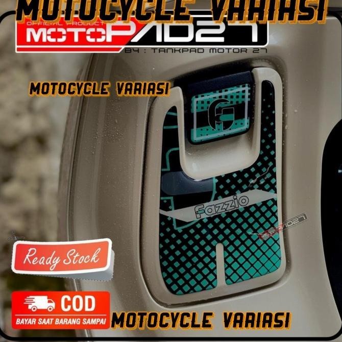 

Motopad27 Sticker resin timbul stiker laci dashboard Yamaha fazzio