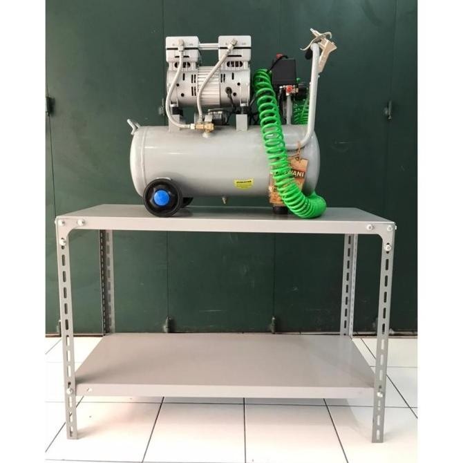 Rak Besi Siku 2 Susun Rak Serbaguna Ukuran 40X100X80100 Meja Kompor Minewcollection