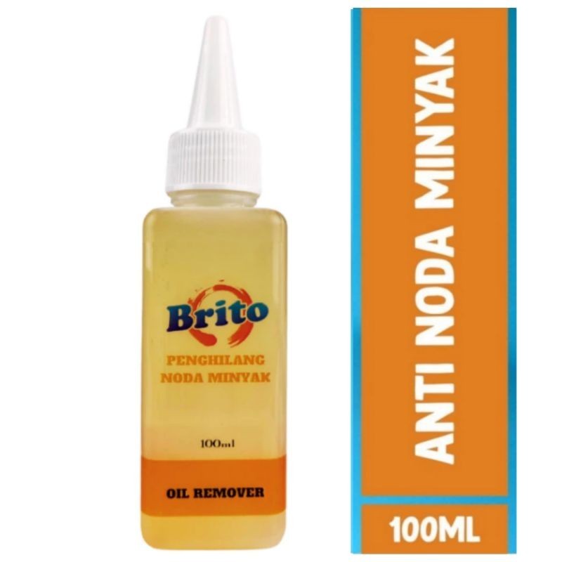 Brito Anti Noda Minyak Brito Penghilang Noda Minyak Bandel Pada Pakaian 100ml